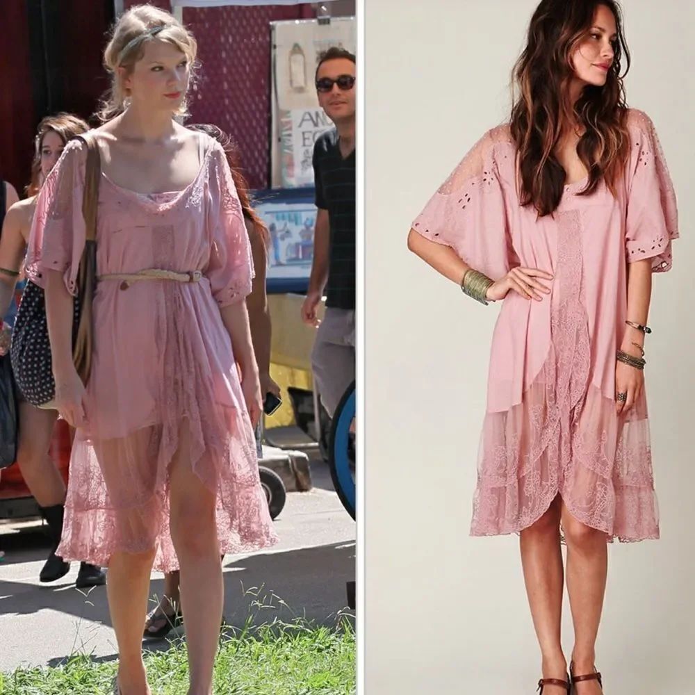 Free People New Romantics All the Best Cotton Dress Size M